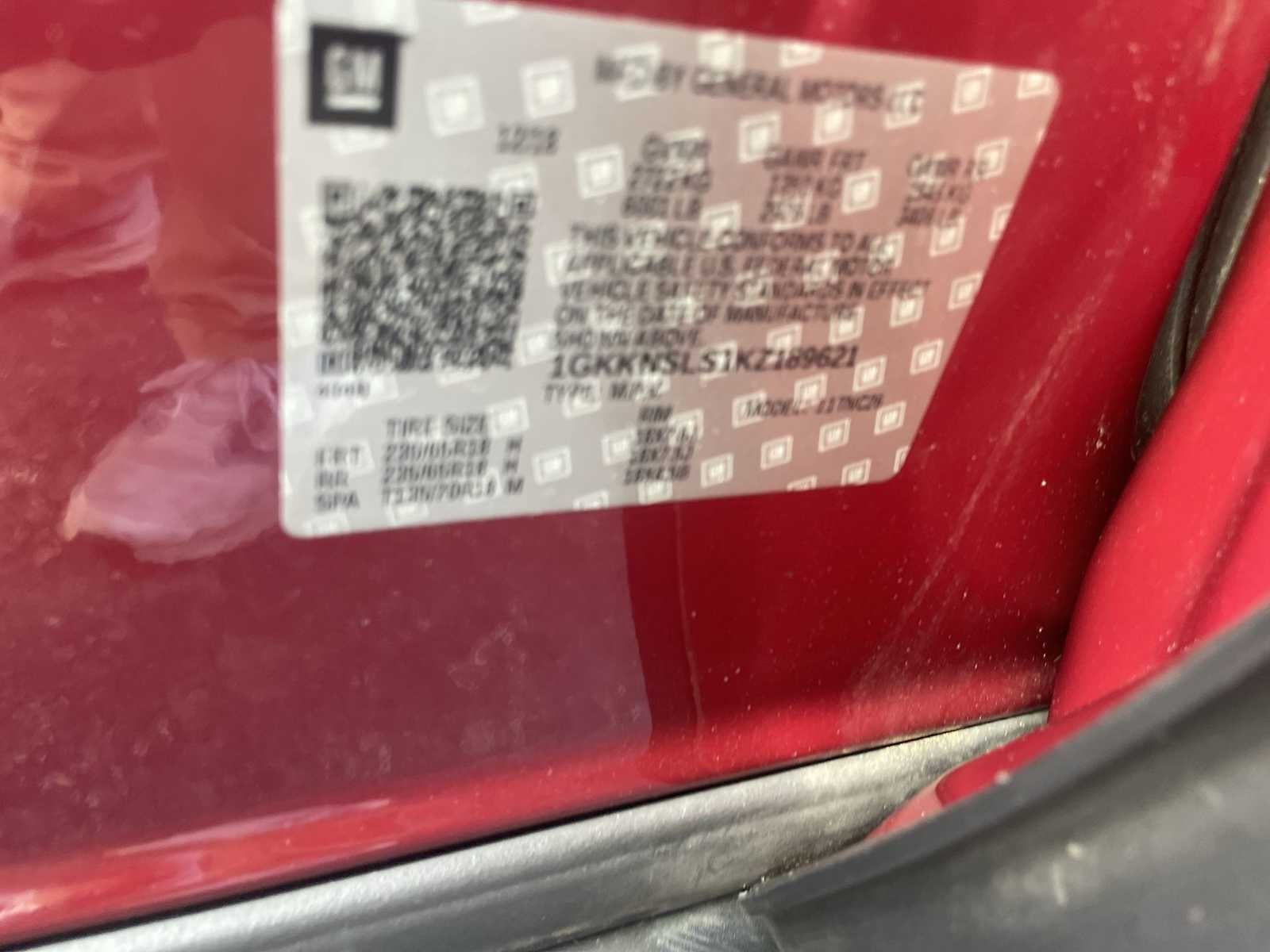 2019 GMC Acadia SLE