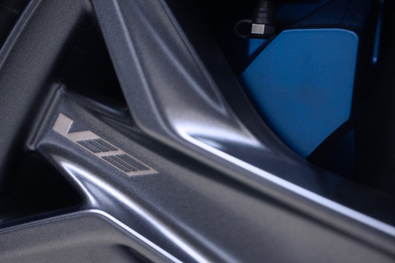 Close-up of the 2026 OPTIQ-V Brembo Performance Front Brakes | Hudson Cadillac in Poughkeepsie NY