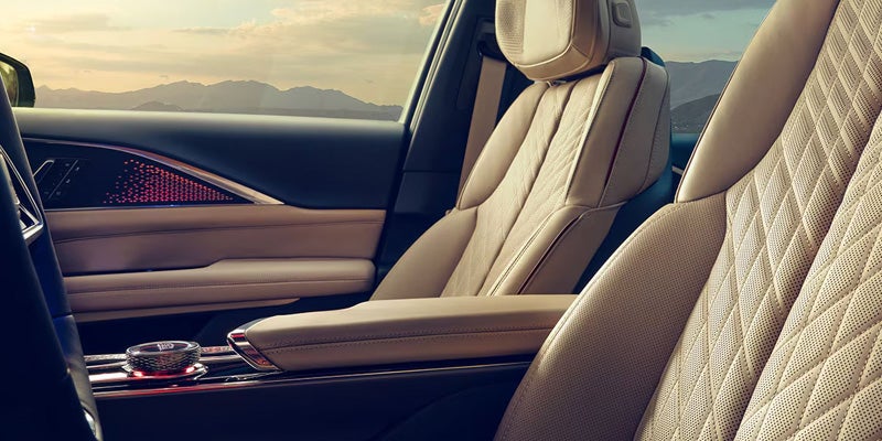 Tan seats in 2026 Cadillac LYRIQ