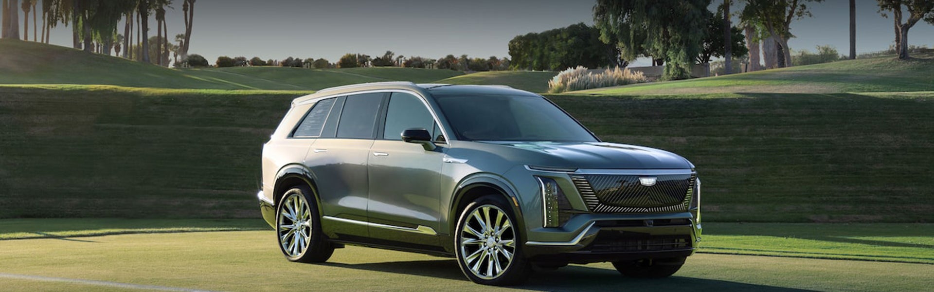 Cadillac XT4 driving on road