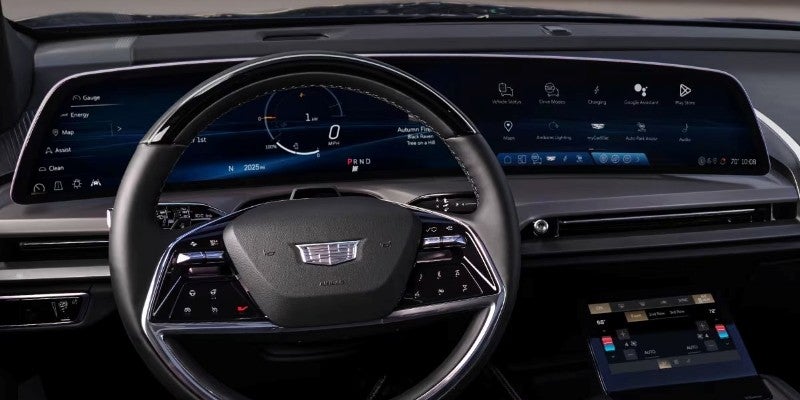 Interior Cadillac VISTIQ wheel