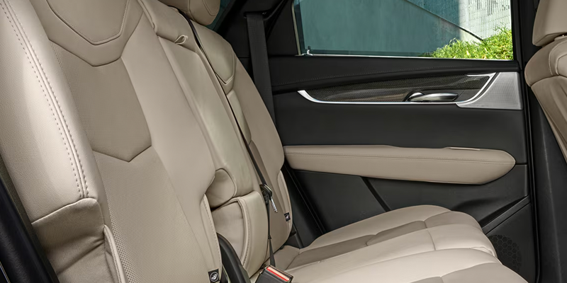 Tan seating in 2026 Cadillac LYRIQ